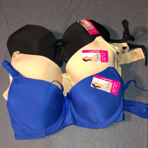 Other - NWT lined w wire T-shirt bras.  Lot of 3